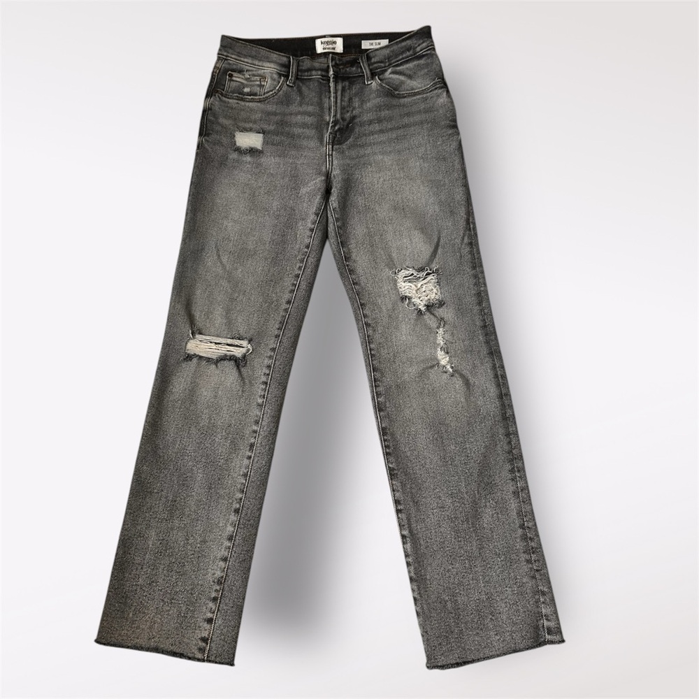 Kensie Blue Straight Leg Jeans with Classic Style